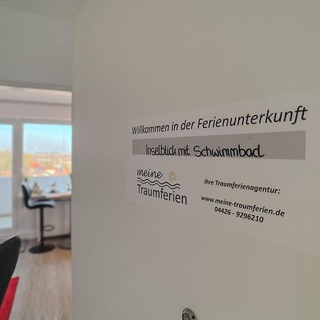 Fewo Inselblick Mit Schwimmbad - Horumersiel Exterior photo
